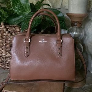 Kate Spade warm gingerbread color handbag